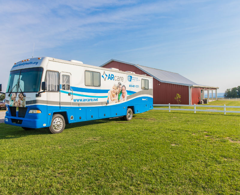 Outside ARcare's Mobile Unit