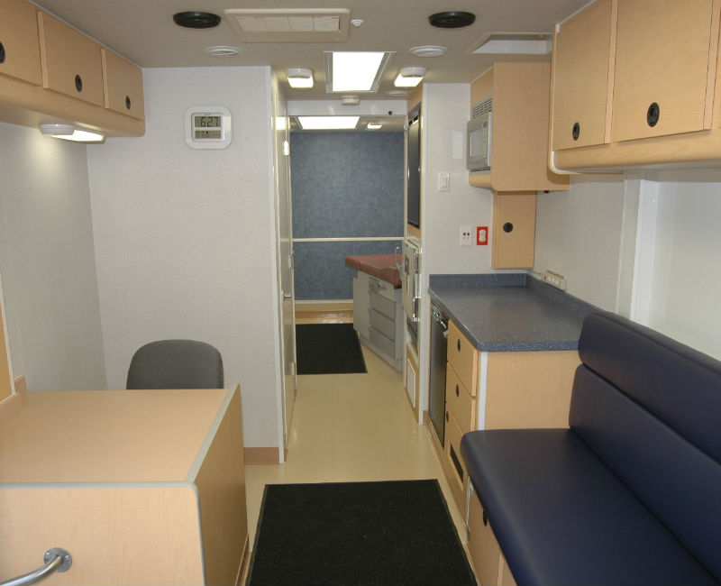 ARcare's Mobile Unit waiting area